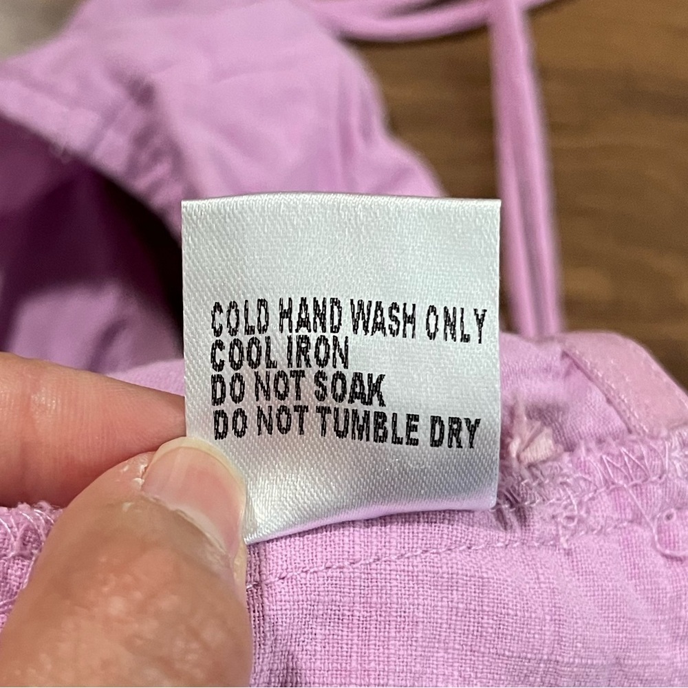 💜 White Fox Boutique “Italian Romance” Crop Top – Lilac (Size M) 💜 - Picture 5 of 9